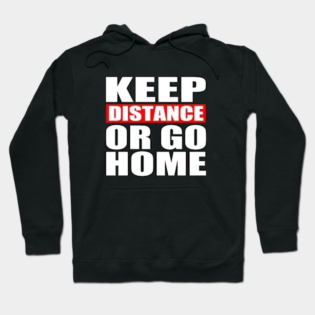 Keep Distance Hoodie by Milaino